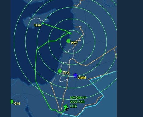 طائرة «مجهولة» من عمّان إلى تل