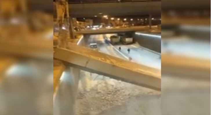 الأمانة تزيل جسرا إسمنتيا بنفق ’المدينة