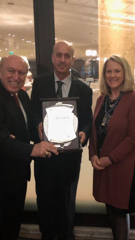 عميد الجالية اللبنانية بالأردن يودّع العميد