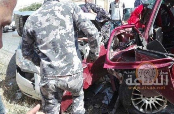 إصابة 6 أشخاص اثر حادث تصادم في