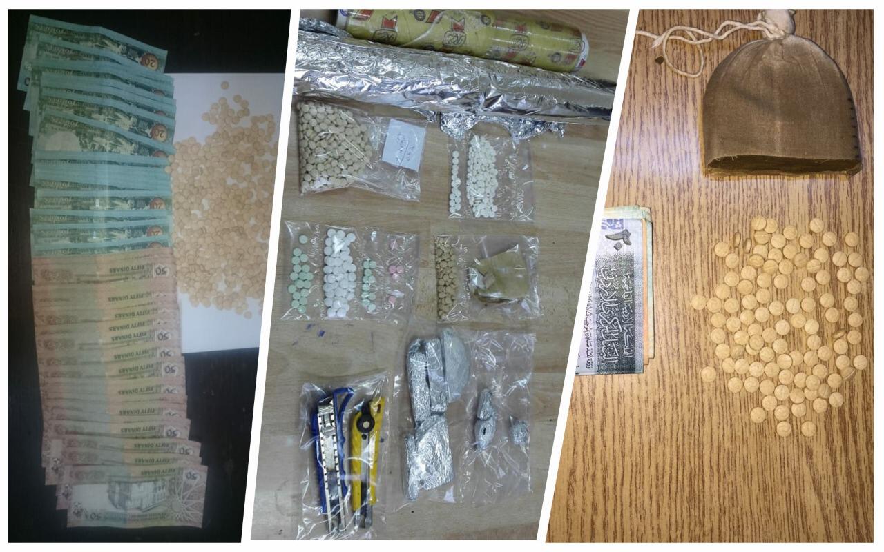 القبض على مروجي مخدرات وما بحوزتهم