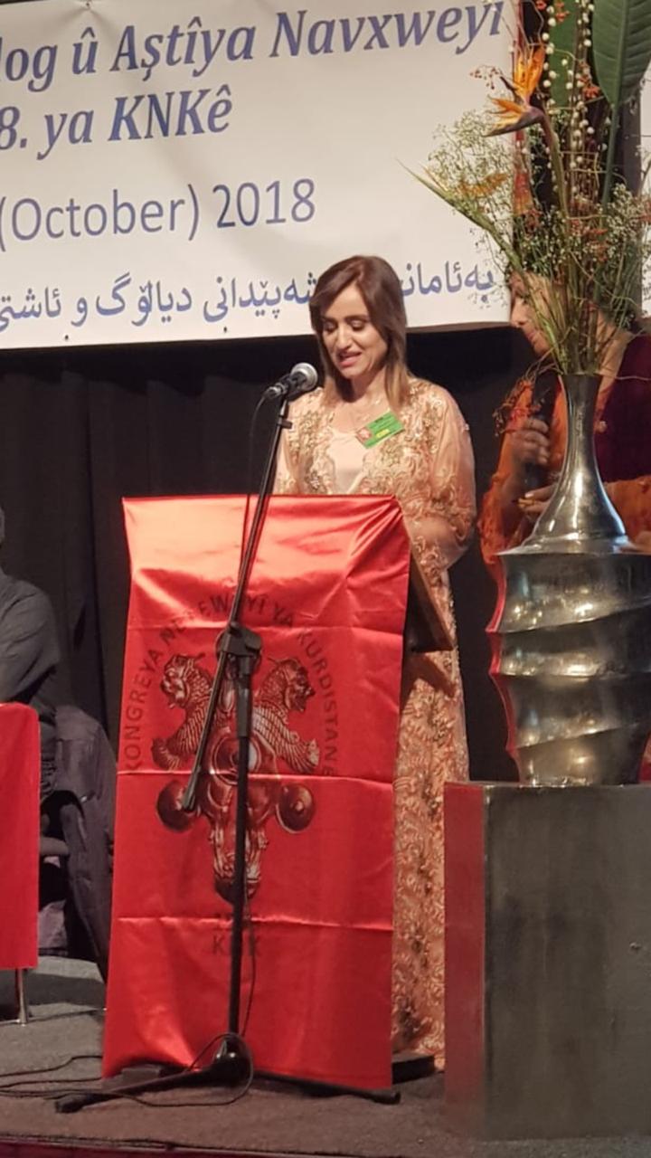 الإعلامية داما تمثل كرد الأردن في