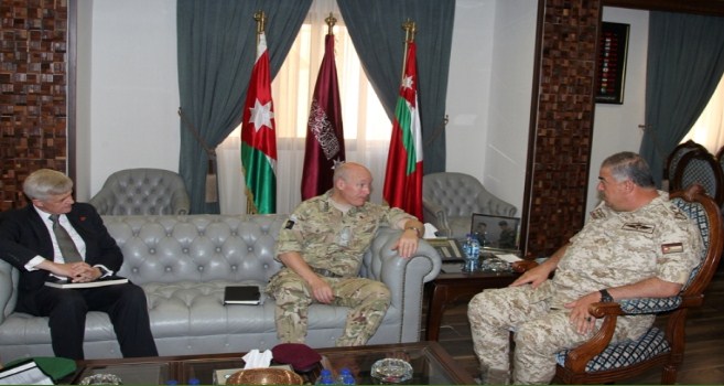 فريحات يستقبل نائب كبير المستشارين الدفاعيين