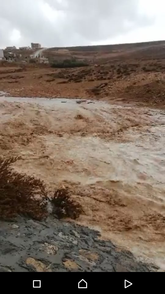 سيول وفيضانات في البترا ووادي موسى