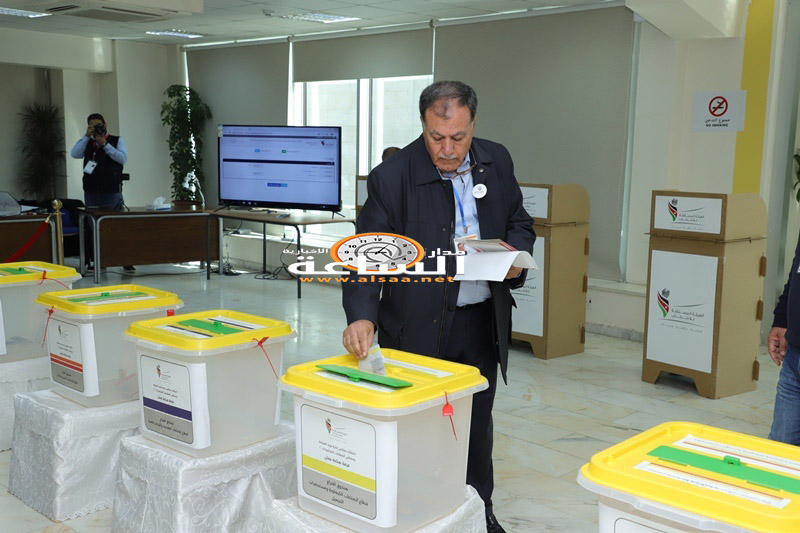 العبوس والسعايدة والزعبي يدققون نتائج انتخابات