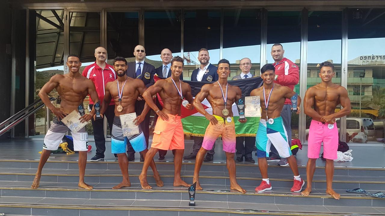 اختتام مشاركة المنتخب الاردني لبناء الاجسام