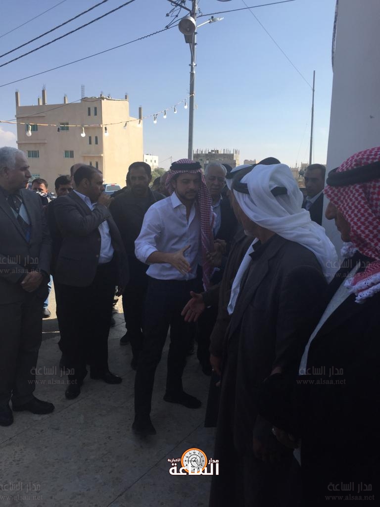 ولي العهد يعزي النعيمات والطنشات والمحارب