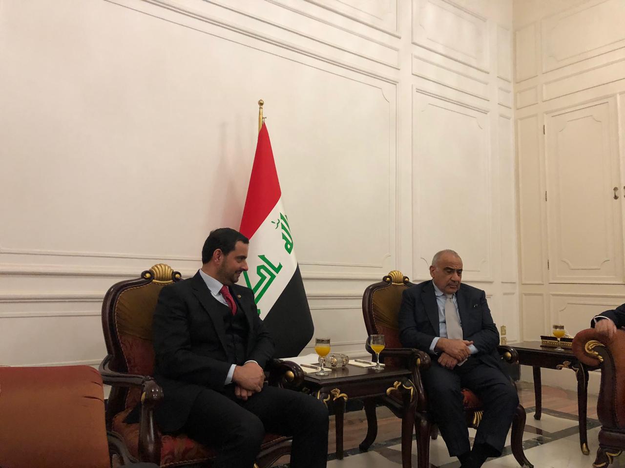 رئيس الوزراء العراقي ورئيس مجلس النواب