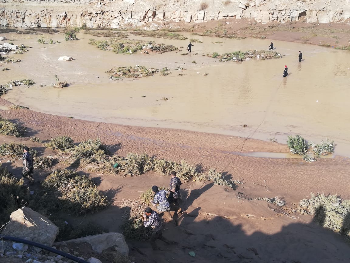 ارتفاع عدد ضحايا سيول الأردن الى