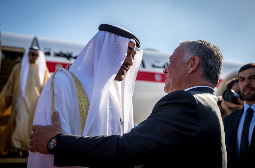 محمد بن زايد يصل الأردن (فيديو