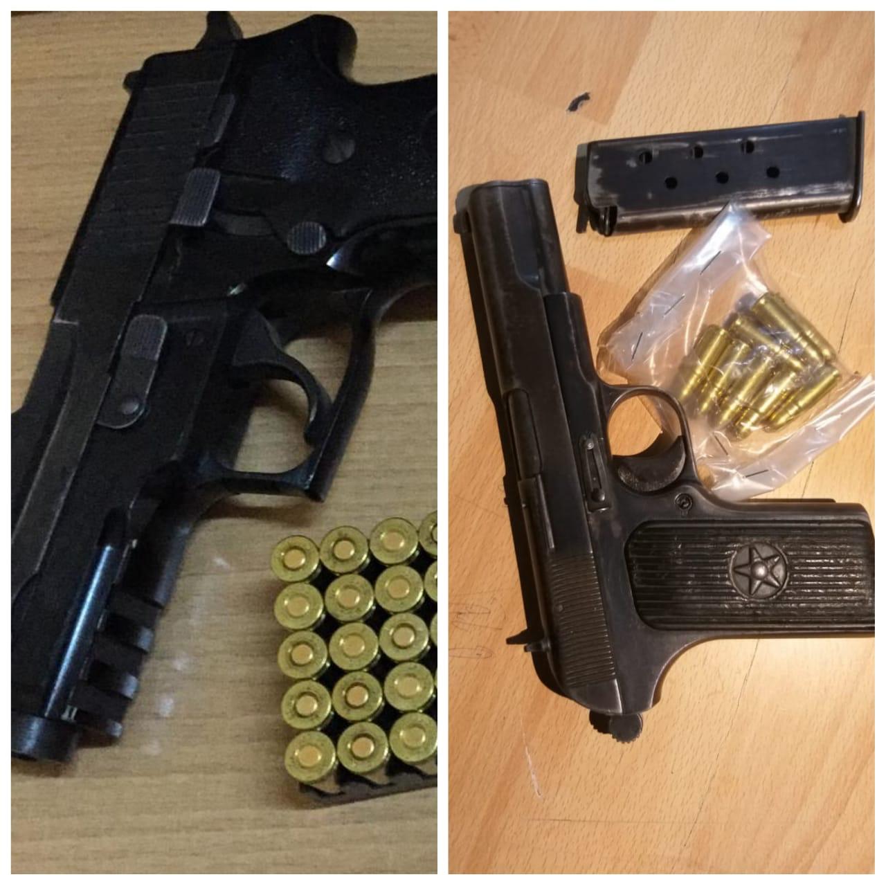 ضبط أسلحة نارية ومواد مخدرة بعد