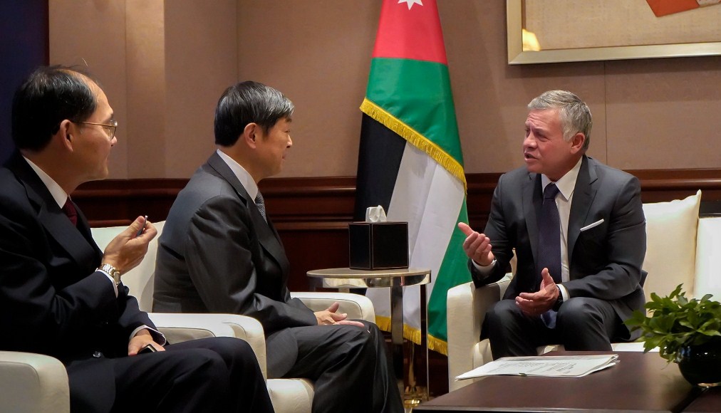 الملك يلتقي رئيس الوكالة اليابانية للتعاون