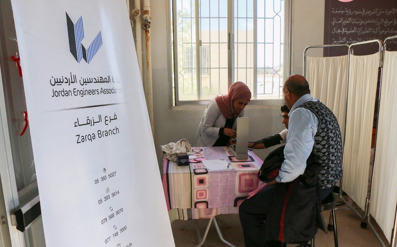 لجنة شباب مهندسي الزرقاء تشارك في