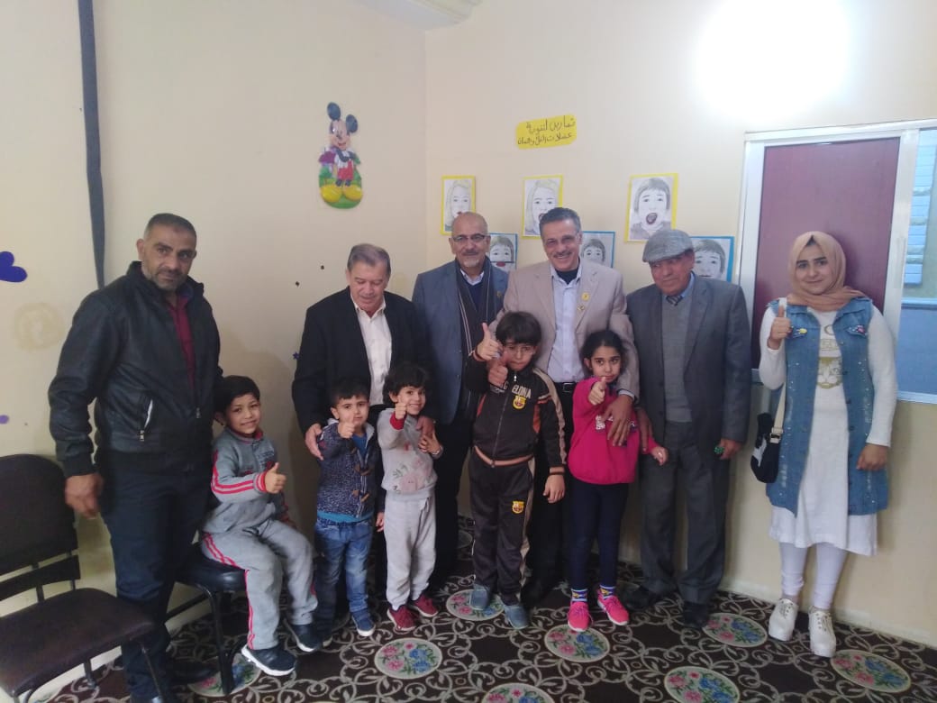 حزب النداء يزور مركز الإعاقات الخاصه