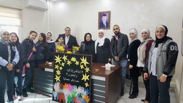 وفد من جامعة عمان الأهلية ومدارس