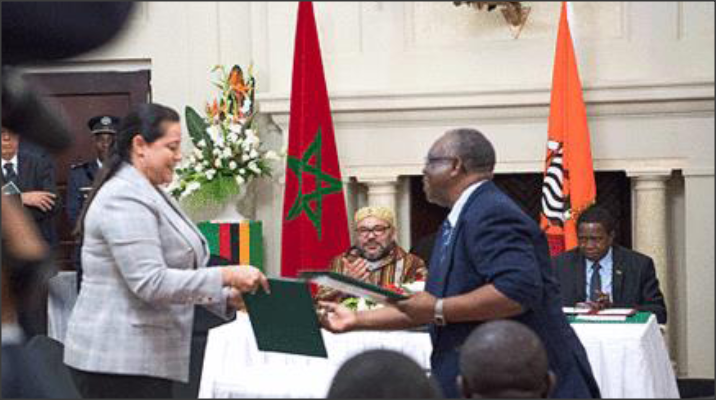 المغرب وزامبيا يوقعان على 19 اتفاقية