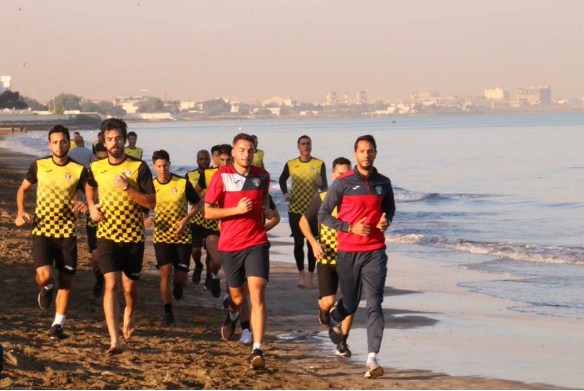 المنتخب الوطني لكرة القدم يبدأ تدريباته