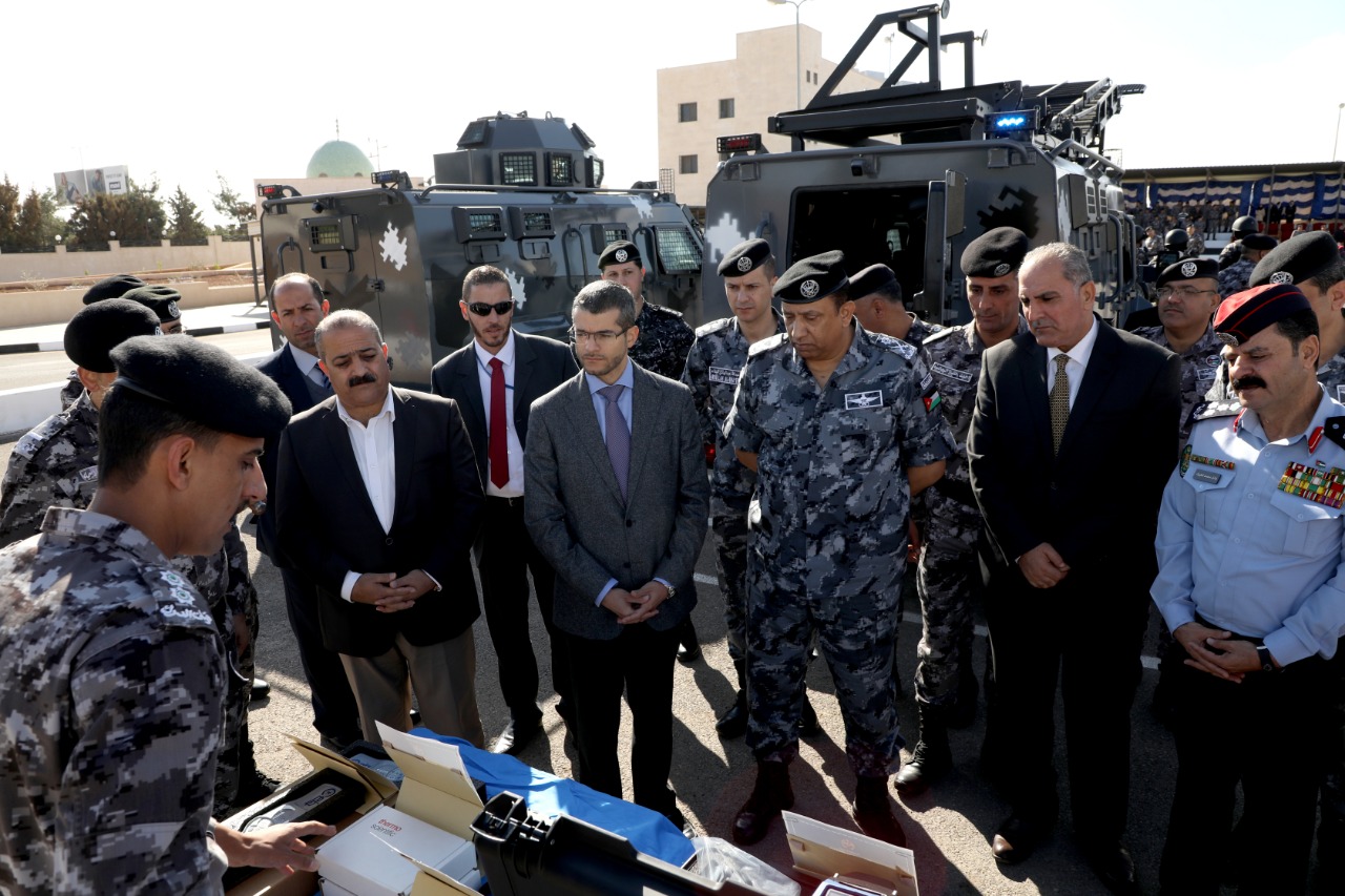 الحواتمة يتابع تمرين الاستجابة للمخاطر الكيماوية