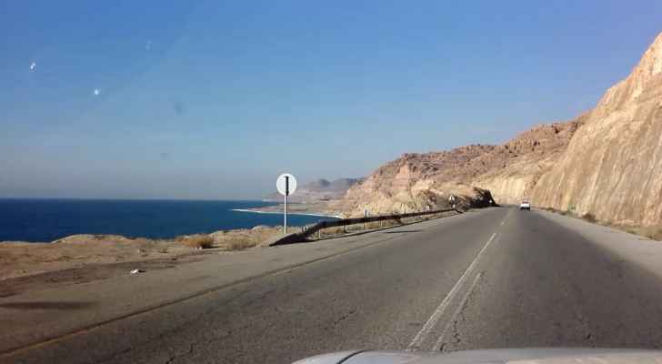 اغلاق طريق البحر الميت العقبة (تفاصيل)