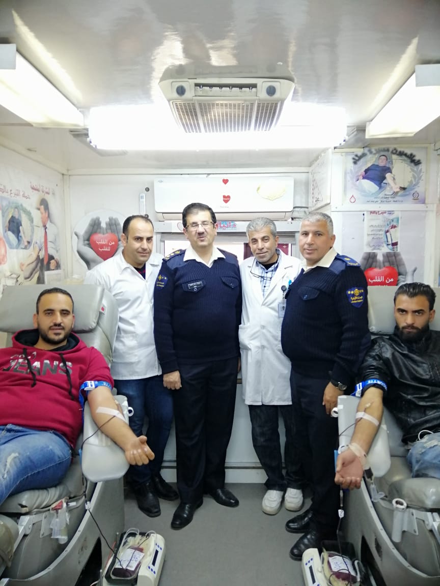 الجمارك الأردنية تنظم حملة للتبرع بالدم