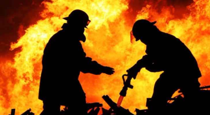 إصابة مواطن بحريق منزل في عجلون