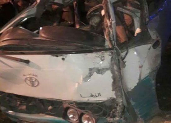 إصابة 25 شخصا في حادث تدهور