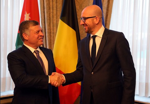 السفير البلجيكي يؤكد اهمية زيارة جلالة