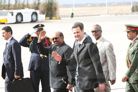 أول زعيم عربي يزور سوريا منذ