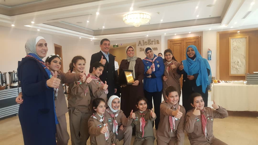 وفد اللجنة الإقليمية العربية للمرشدات يزور