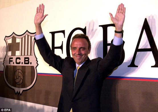 رئيس لبرشلونة متهم بالاحتيال على أمير