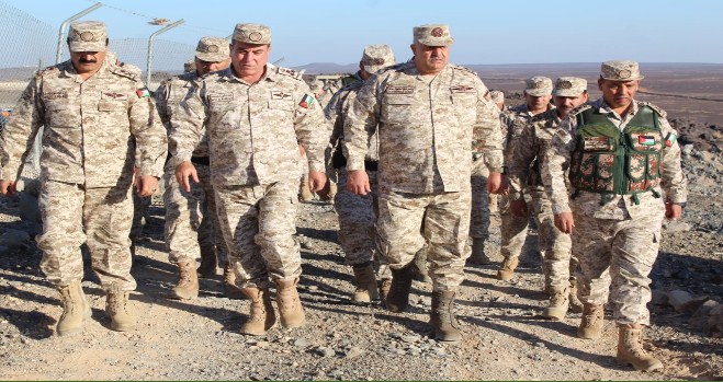 فريحات يتابع عددا من التمارين التعبوية