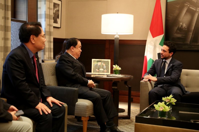 ولي العهد يستقبل رئيس الجمعية الوطنية