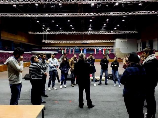 ورشة عمل في التمثيل والإخراج لقسم