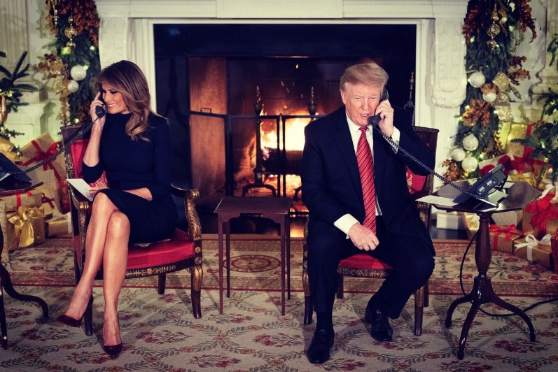 ترامب «يشك» بوجود سانتا كلوز (فيديو