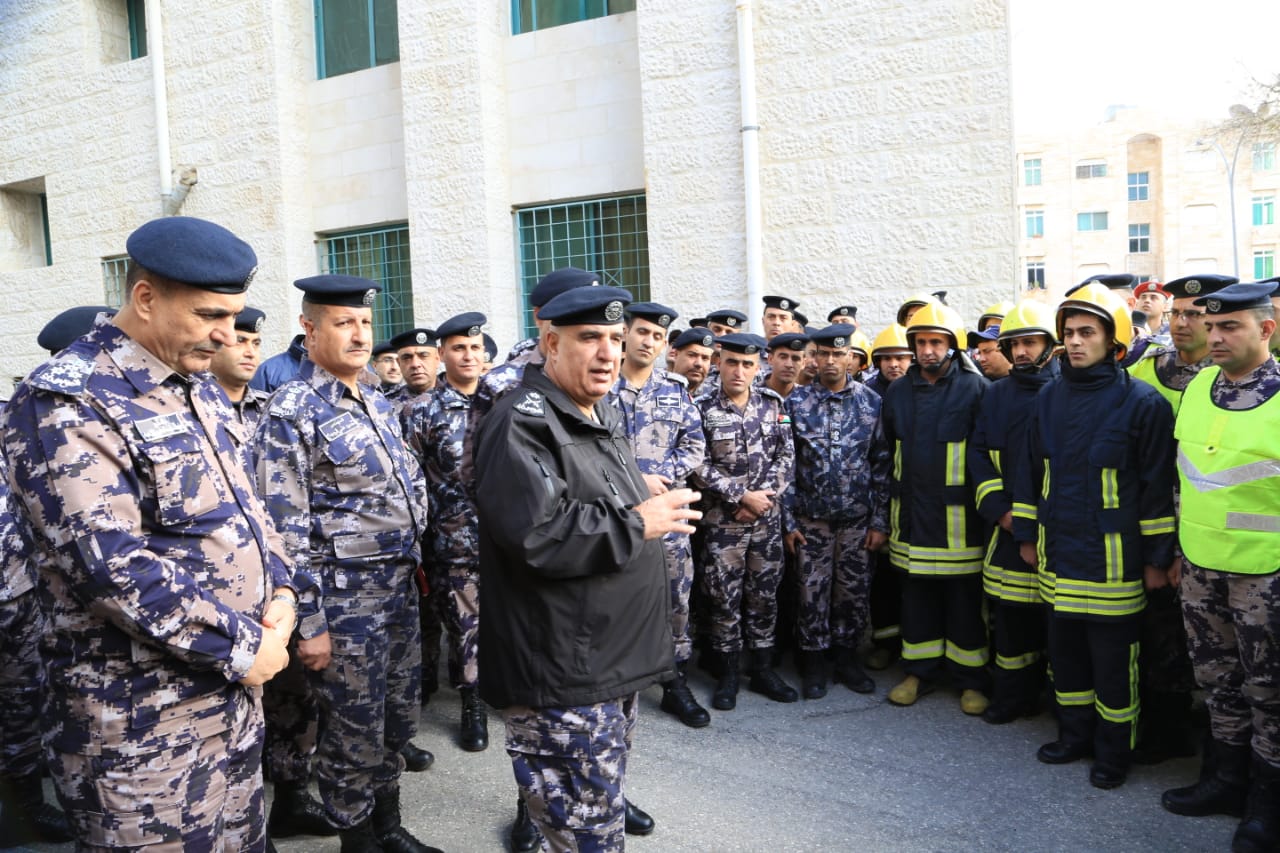 اللواء البزايعه يتفقد جاهزية مديرية إنقاذ