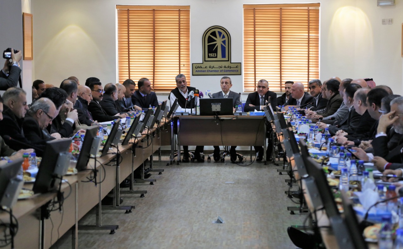 الكلالدة يلتقي مرشحي غرف التجارة