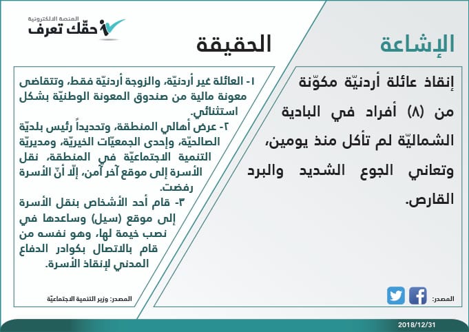 الحكومة: العائلة التي لم تأكل من