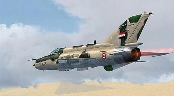 الطيران العراقي يستهدف قيادات عصابة داعش