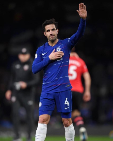 فابريغاس يودع جماهير تشيلسي (صور)