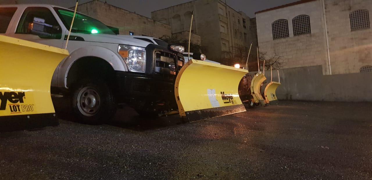 الأمانة: كاسحات الثلوج على أهبة الاستعداد