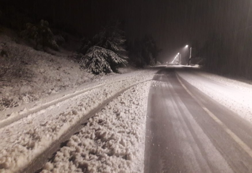 15 سم سماكة الثلوج بعجلون (صور)