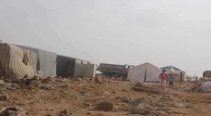 إخلاء سكان الخيم بالشونة الجنوبية