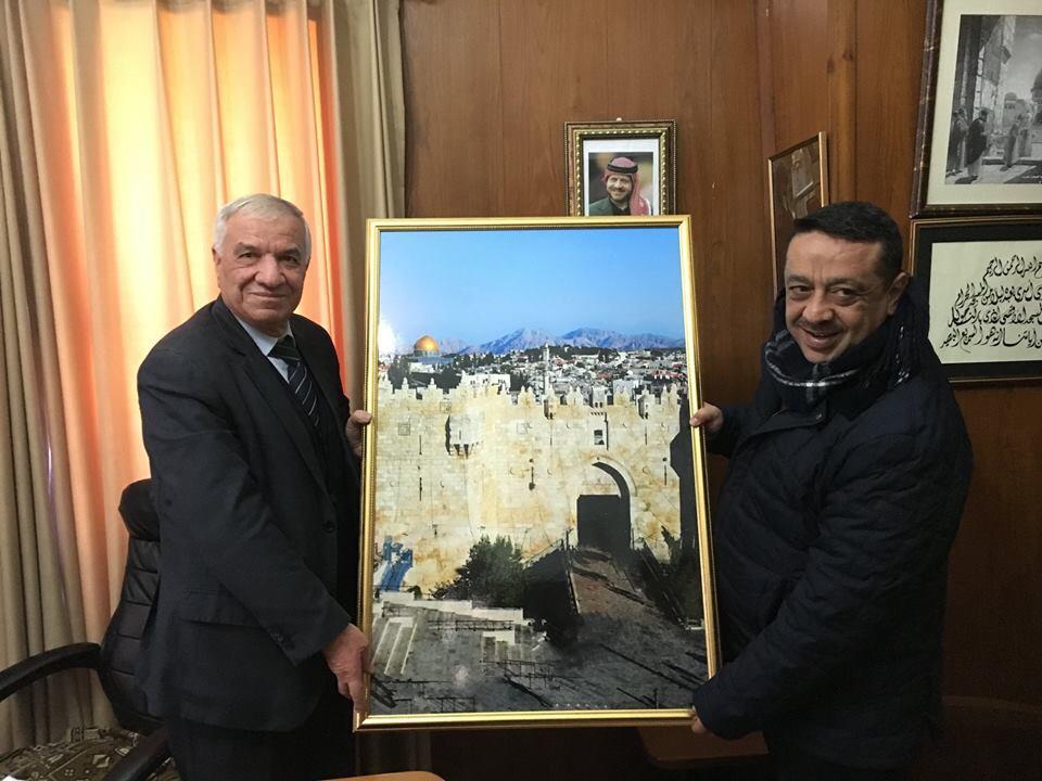 الشيخ عزّام الخطيب يستقبل سامي الداوود..