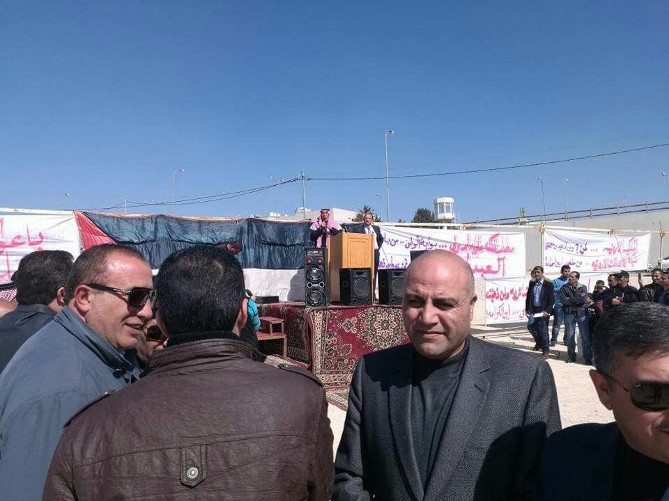 عشائر العجارمة تستقبل النائب صداح الحباشنة