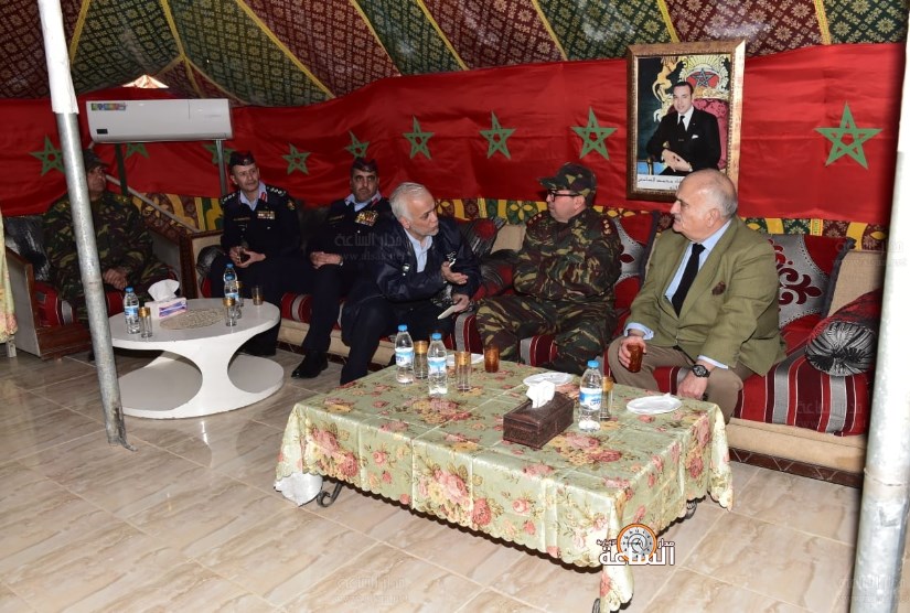 الأمير الحسن يزور المستشفى العسكري المغربي