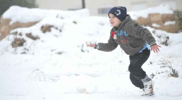 الأرصاد : ثلوج الأربعاء في الأردن