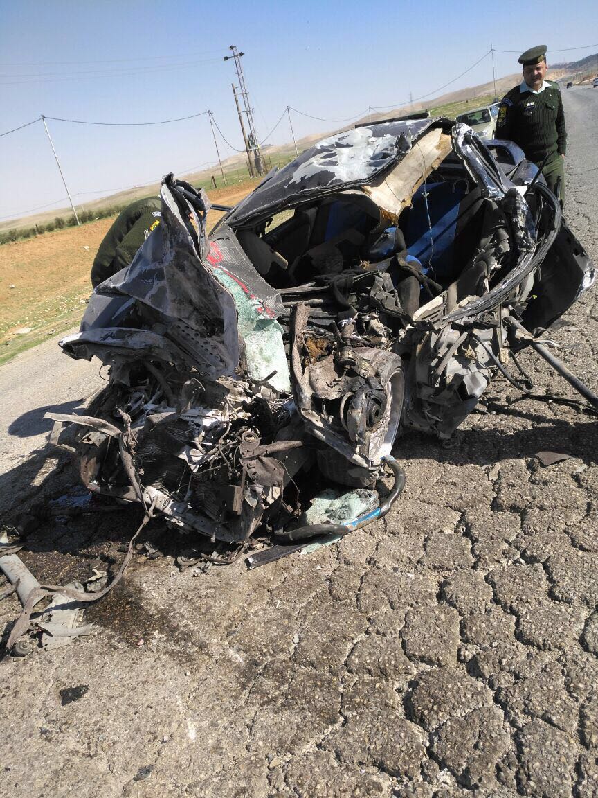 وفاة وإصابة اثر حادث تصادم مروع