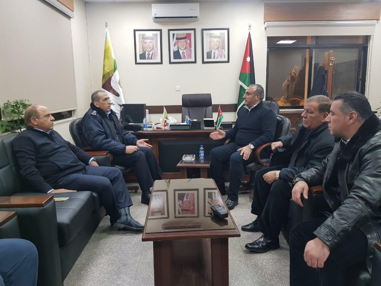 مدير الأمن يزور غرفة الطوارئ الرئيسية