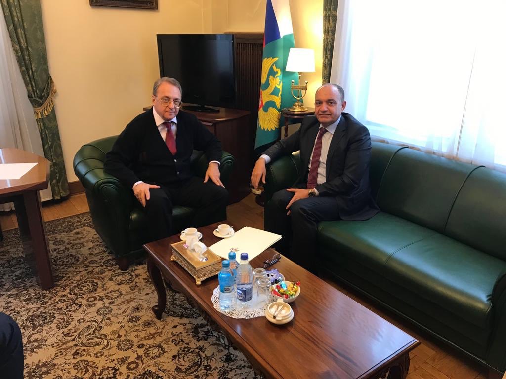 العضايلة وبوغدانوف يؤكدان استمرار التنسيق الأردني