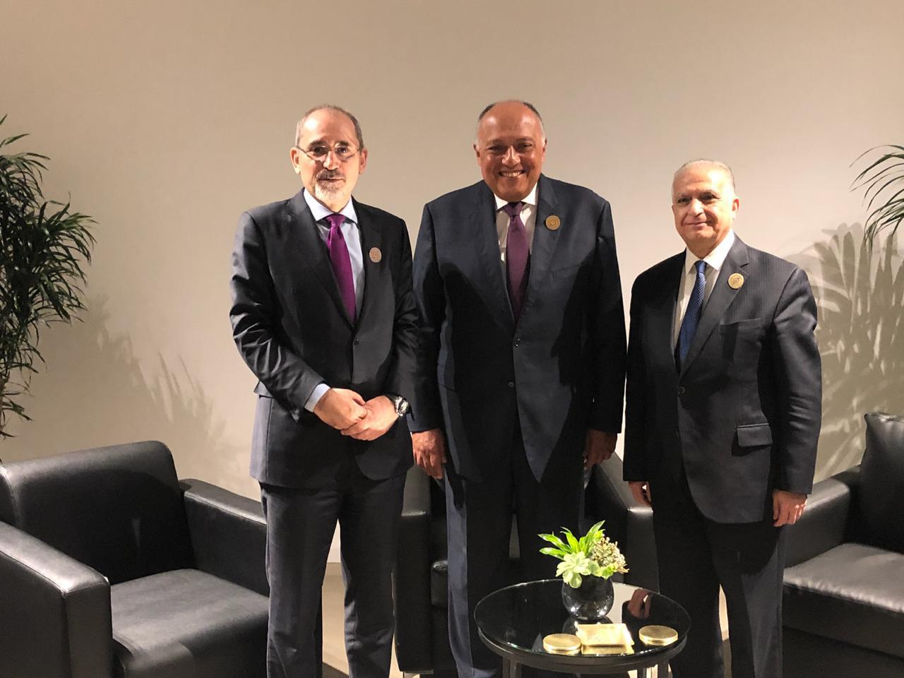 الصفدي يلتقي شكري والحكيم في بيروت